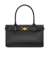 Versace Medusa 95 Large Leather Tote Bag In Black