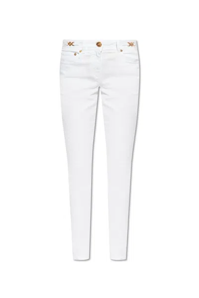 Versace Skinny Jeans In White