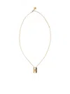 Versace Medusa-plaque Necklace In Gold