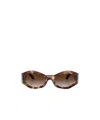 Versace Womens Brown Ve4466u Irregular-frame Injected Sunglasses In Brown