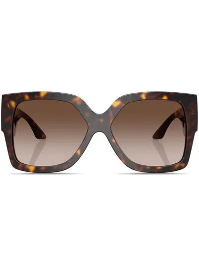 Versace Womens Ve4402 Butterfly-frame Acetate Sunglasses Brown