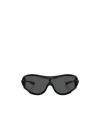 Versace Medusa-plaque Pilot-frame Sunglasses In Black