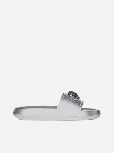 Versace Sandals In Silver