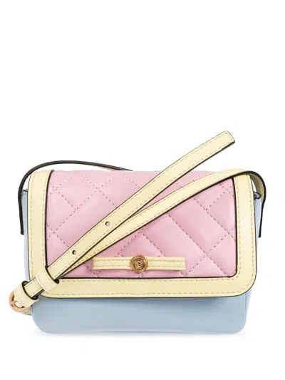 Versace Kids' Medusa-plaque Shoulder Bag In Blue