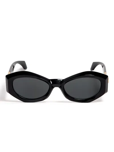 Versace Womens Black Ve4466u Irregular-frame Injected Sunglasses