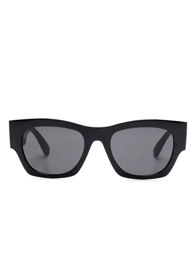 Versace Medusa Plaque Sunglasses In Black