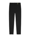 Versace Medusa-plaque Tailored Trousers In Black