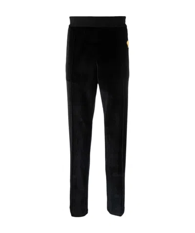 Versace Medusa Plaque Track Pants In Black