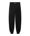 Versace Medusa Biggie Cashmere-blend Track Pants In Black