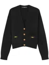 Versace Sweaters In Black