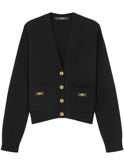 Versace Sweaters In Black