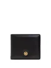 Versace Medusa-plaque Wallet In Black