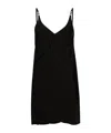 Versace Medusa-plaque Wrap Dress In Black
