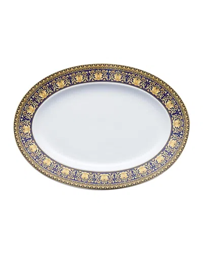 Versace Medusa Platter In Blue