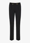 Versace Trousers With Medusa Details In Black