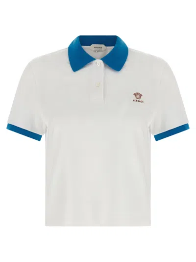 Versace Polo Shirt In White