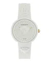 Versace Medusa Pop Silicone Watch In Metallic