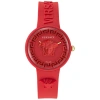 Versace Medusa Pop Ve6g00723 Unisex Watch - Red Silicone Strap, 39mm