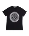 Versace Medusa Head-print T-shirt In Black