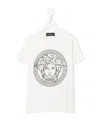 Versace White Cotton Medusa T-shirt In White
