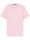 Versace T-shirt Oversize Medusa In 粉色