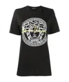 Versace Medusa Print T-shirt In Black