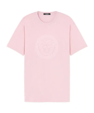 VERSACE VERSACE MEDUSA-PRINTED CREWNECK T-SHIRT