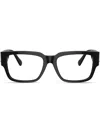 Versace 55mm Square Optical Glasses In Black