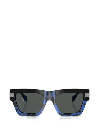 VERSACE MEDUSA RECTANGLE SUNGLASSES