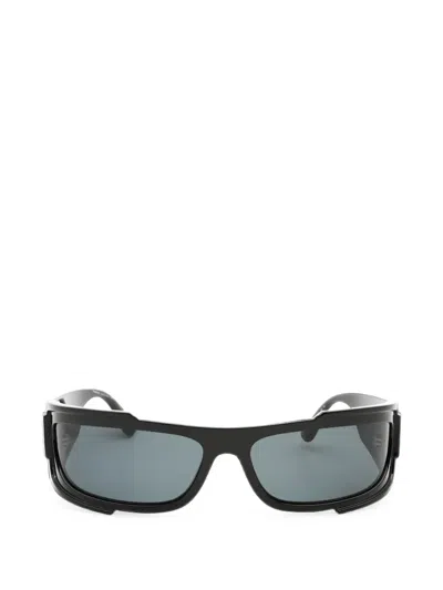 Versace Medusa Rectangle-frame Sunglasses In Black