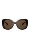 Versace Medusa Rectangular Sunglasses In Brown
