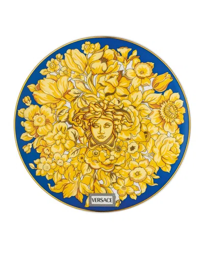 VERSACE MEDUSA RHAPSODY BLUE BREAD & BUTTER PLATE