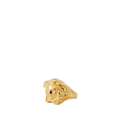 VERSACE VERSACE MEDUSA RING - METAL - GOLD