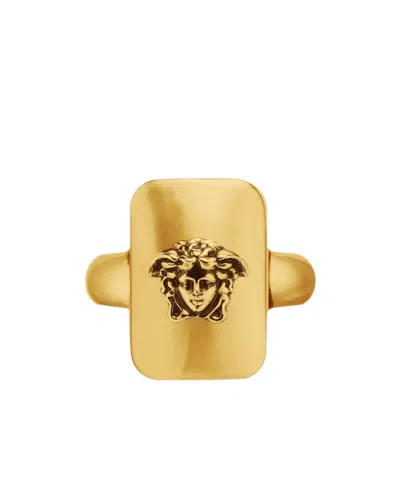 Versace Medusa Ring In Gold