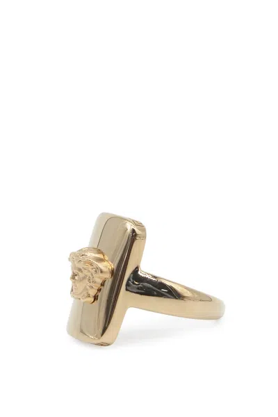 Versace Medusa Ring In Gold