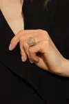 Versace Medusa Ring In Gold