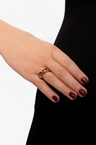 Versace ‘medusa' Ring In Gold