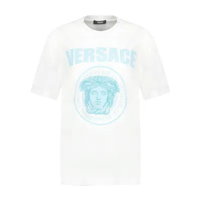 Versace Medusa Rock T Shirt In White