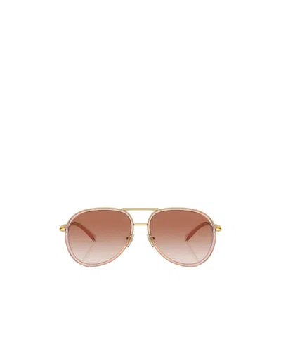 Versace Medusa Roller Pilot-frame Sunglasses In Brown