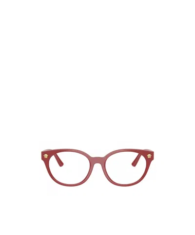 Versace Medusa Round-frame Glasses In Brown