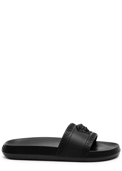 VERSACE VERSACE MEDUSA RUBBER SLIDERS
