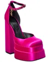 Versace Pink Aevitas Medusa Platform Sandals In Pink