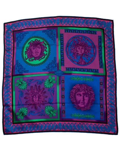 Pre-owned Versace Medusa Scarf (authentic Pre-loved)