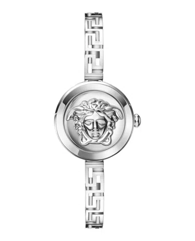 Versace Medusa Secret Bracelet Watch In Silver