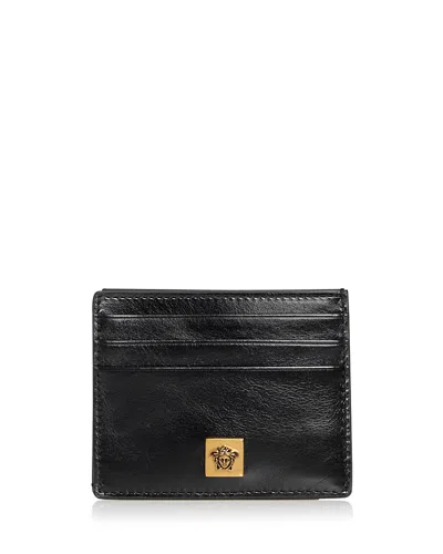 Versace Medusa Severine Leather Card Case In Multi