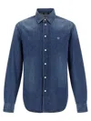 Versace Medusa Shirt And Blouse Blue In Blue