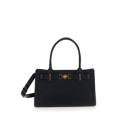 Versace Medusa Shopper Bag 95 In Black