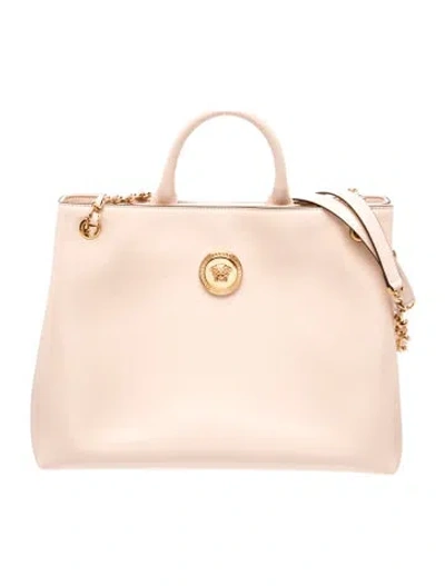Pre-owned Versace Medusa Shoulder Bag In Pink