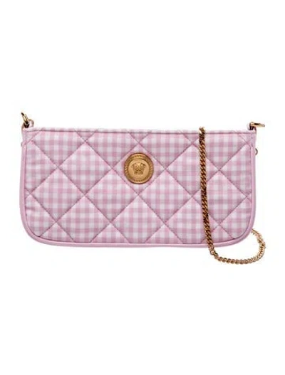 Pre-owned Versace Medusa Shoulder Bag W/ Tags In Pink