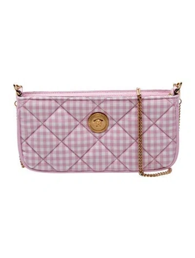 Pre-owned Versace Medusa Shoulder Bag W/ Tags In Pink